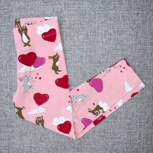 Mini Boden 4-5y valentines leggings VGUC to be safe